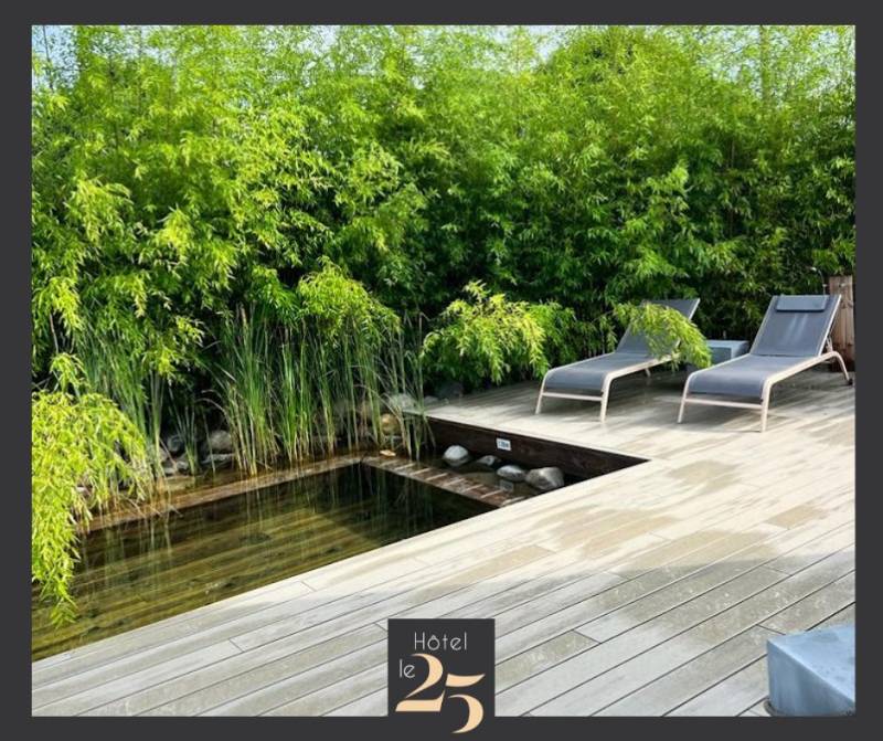 Réserver un hôtel 3 étoiles avec piscine naturelle proche de Bordeaux